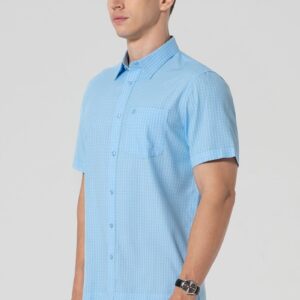 Áo Sơ Mi Nam Tay Ngắn Form Vừa